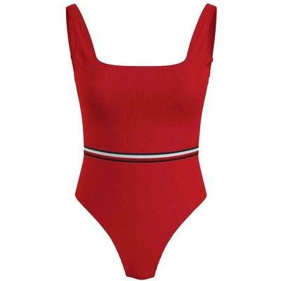Tommy Hilfiger Бански костюм Tommy hilfiger Square Neck One Piece swimsuit - Red (Primary Red)