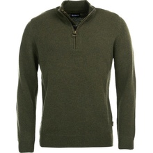 Barbour Holden Half Zip Sweater Olive Marl