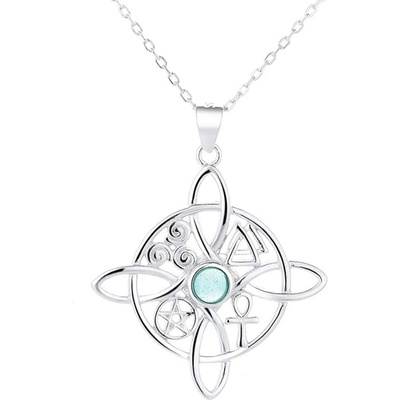 Silenti Jewelry Сребърно колие "Загадка