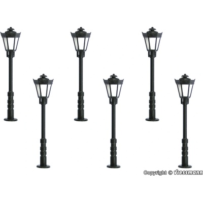 Viessmann N Parková lucerna (5+1 ks), 33 mm 64706