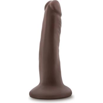 Image 1 of Blush Novelties Dr. Skin Plus 5 Inch Posable Dildo Chocolate