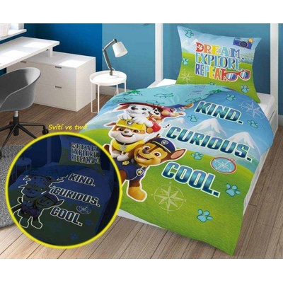 Detexpol Svietiace obliečky Paw Patrol dream Bavlna 140x200 70x80