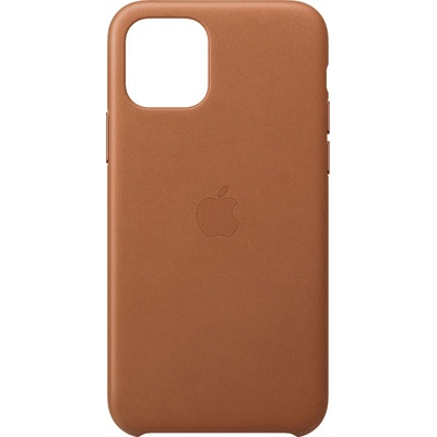 Apple Оригинален гръб Leather за Apple iPhone 11 Pro - Кафяв