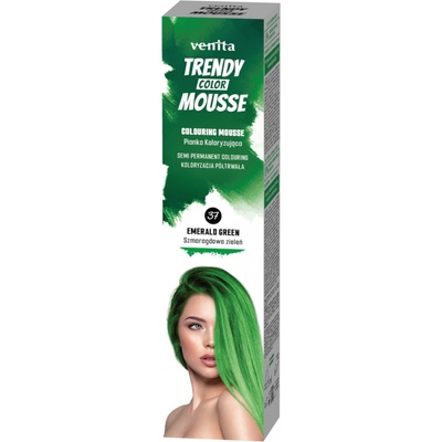 Venita Trendy farebné penové tužidlo na vlasy 37 zelená 75 ml