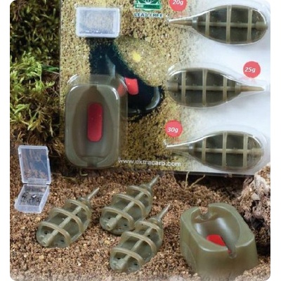 Extra Carp Method Feeder Set 20,25,30g + formička