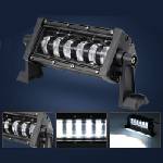  9D 27 СМ Led Bar Лед Бар Hi/Lo Къси Дълги Водоустойчив Удароустойчив 12V 24V 3840 LМ 48W С Лупи Off-Road Лед Бар За Джип