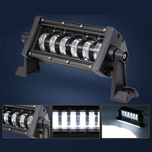  9D 27 СМ Led Bar Лед Бар Hi/Lo Къси Дълги Водоустойчив Удароустойчив 12V 24V 3840 LМ 48W С Лупи Off-Road Лед Бар За Джип