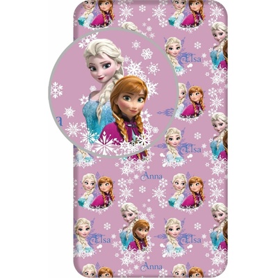 Jerry Fabrics Prostěradlo Frozen Duo Sisters 02 90x200x25