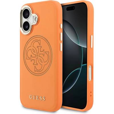 GUESS PU Perforated 4G Logo MagSafe Задна Обвивка за iPhone 17 Orange Guess | Oranzhev | МЪЖЕ | UNI