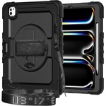Tech-Protect Калъф с Дръжка за iPad Pro 13 2025-2024, Tech-Protect Solid360 Case, Черен (5906302308606)