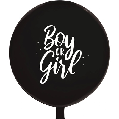 Globos Festival БАЛОН ГИГАНТ 60 СМ ЧЕРЕН boy or girl