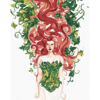 Zuty Poison IVy batman 40 x 50 cm vypnuté plátno na rám 8596530135777