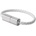 4smarts USB-C Charging Wristband - кабел тип гривна за устройства с USB-C (бял) (размер S)