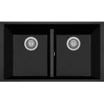 Plados Plados КУХНЕНСКА МИВКА one 84-20 st 838x559 ЧЕРНА (on8420st/44) Мивка за вграждане