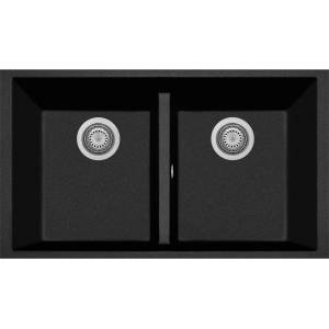 Plados Plados КУХНЕНСКА МИВКА one 84-20 st 838x559 ЧЕРНА (on8420st/44) Мивка за вграждане