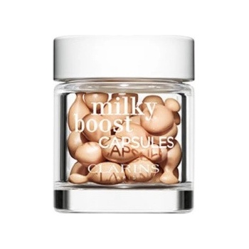 Clarins Milky Boost Capsules Rozjasňující make-up kapsle 02 30 x 0,2 ml