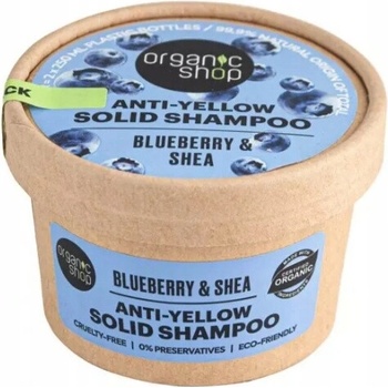 Organic shop Tuhý šampón Čučoriedka a bambucké maslo 60 g