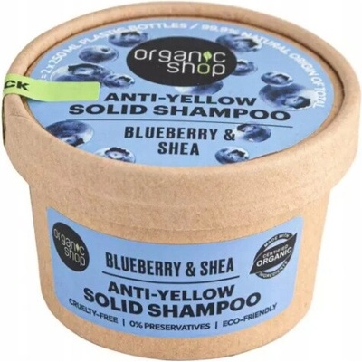 Organic shop Tuhý šampón Čučoriedka a bambucké maslo 60 g