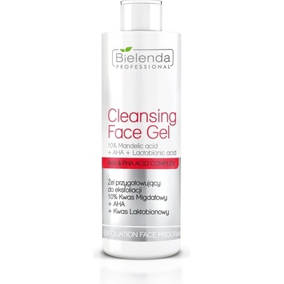 Bielenda Professional čisticí gel na obličej připravující na exfoliaci 10% kyselina mandlová + AHA + kyselina laktobionová 200g
