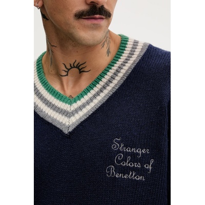 Benetton Пуловер с вълна United Colors of Benetton x Stranger Things (1XDGK401F)