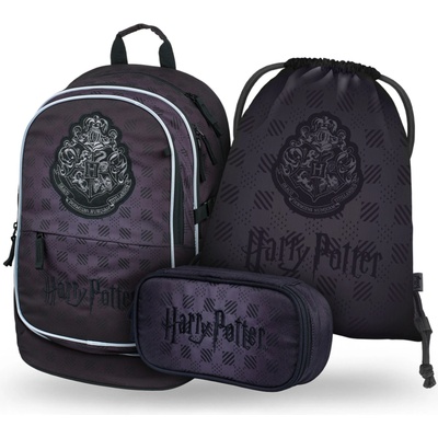 Baagl КОМПЛЕКТ 3 Core Harry Potter Хогуортс черен: раница, моливник, торбичка BAAGL | Cheren | Момчешки | ONE SIZE