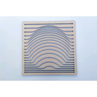 MAJADESIGN Dřevěný obraz - západ slunce Rozměr obrazu: 90 x 90 cm