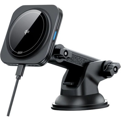 ESR Магнитна стойка за автомобил с MagSafe безжично зареждане 15W от ESR Halolock QI2 - Черна (4894240210963)