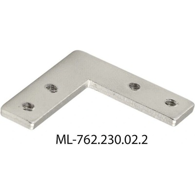 ML-762.230.02.2 Kovový propojovací konektor rohový pro PN, AC, AE, ZT, PCA, VF 1ks