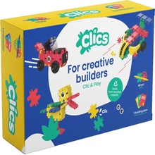 Clics Toys Ekologická stavebnica 69 ks