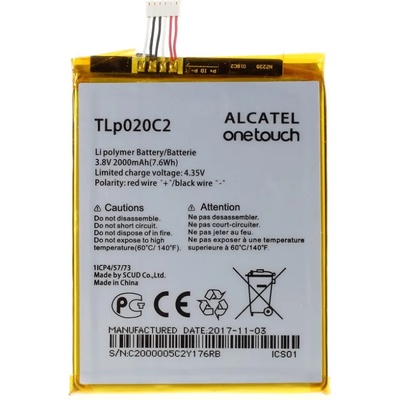 Alcatel TLp020C2 Батерия 2000mAh за Alcatel Idol X1s 6034R S950
