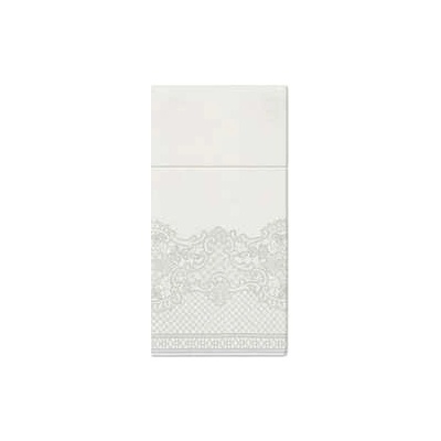 Paw Airlaid Obrúsky na príbory 40x40cm Royal Lace Silver 25ks