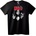 NOONEBRAND Тениска Лого KISS - 7XL, Black