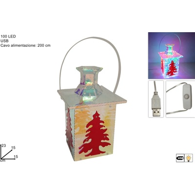 MAKRO Lampáš svietiaci so 100 LED s USB káblom