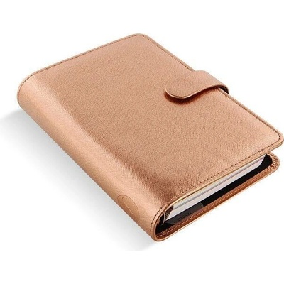 Filofax Saffiano A6 týdenní 2026 růžové zlato