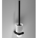 Sapho ZEN BLACK nástěnná WC štětka (166497)