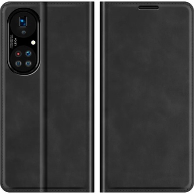 GKK Кожен Калъф за Huawei P50 Pro, Horse Book Case, Черен (5901017201452)