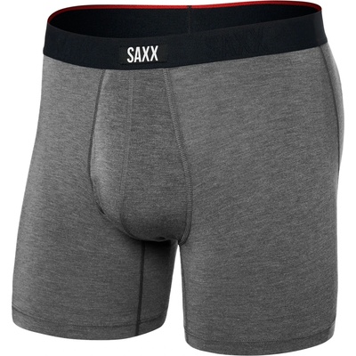 Saxx Мъжко синтетично термобельо Saxx Vibe Xtra Boxer Brief Fly Synthetic base layer - Dark Grey Heather (014-2279-0512)