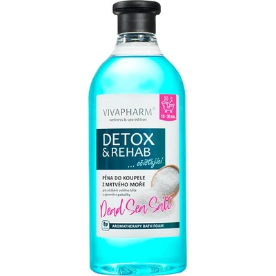 VIVAPHARM Pěna do koupele Detox and rehab 750 ml