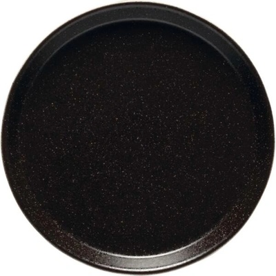Costa Nova Tanier dezertný Notos 16,7 cm čierny vyvýšený okraj 6 ks