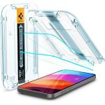 Spigen iPhone 16 Plus SPIGEN EZ FIT HD екранен протектор стъкло 2бр 2.5D, 9H + рамка, TRANSFER AGL06883 (AGL06883)