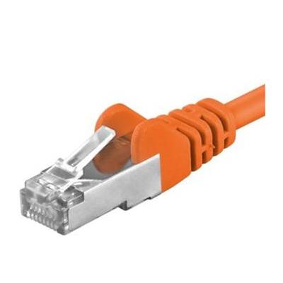 Premiumcord sp6asftp002E Patch CAT6a S-FTP, RJ45-RJ45, AWG 26/7, 0,25m, oranžový
