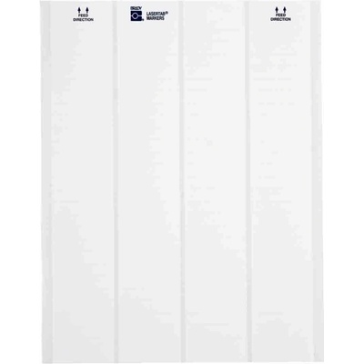 Brady LAT-20-773-2.5 / 029750, LaserTab laserom potlačiteľné štítky, 38.10 mm x 19.05 mm