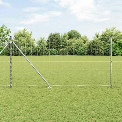 vidaXL Svařované drátěné ploty s hroty 50 x 1,2 m Pozinkovaná ocel