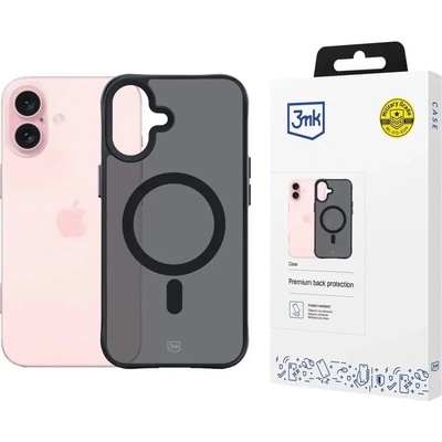 3mk Protection 3mk Smoke MagCase с MagSafe за iPhone 16 - полупрозрачен (5903108586658)