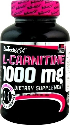 biotech usa nutrition l-carnitine 1000 mg BioTech USA L-CARNITINE 1000 60 tablet od 389 Kč