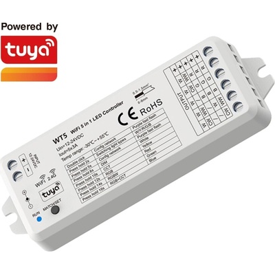 LEDprodukt WIFI LED prijímač 5 in 1 - 2,4GHz Tuya
