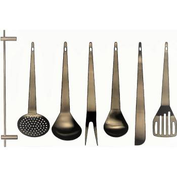 Herdmar (Португалия) Комплект прибори за сервиране HERDMAR INGA от 7 части - цвят шоколад мат (Herdmar 106-8007-0517-070-0003)