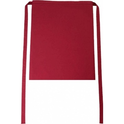 CG Workwear Gastro zástěra Roma odolná proti pomačkání Cherry CGW123