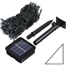 SOLAR 30 06 Solární světelný řetěz čistá bílá 30LED 6 Metrů