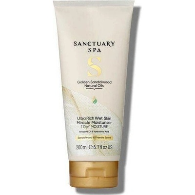 SANCTUARY SPA Golden Sandalwood Tělové mléko na vlhkou pokožku 200 ml